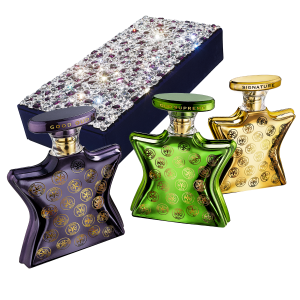 BOND NO. 9 LUXE TRIO OF OUDS IN SWAROVSKI AMETHYST & CRYSTAL